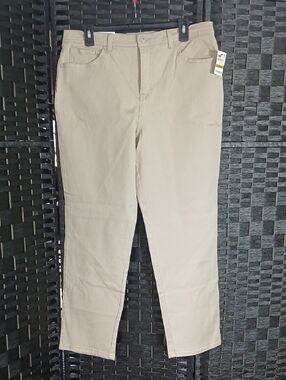 NWT Style&Co Denim Tummy Control HighRise Tapered Leg Womens SZ14S